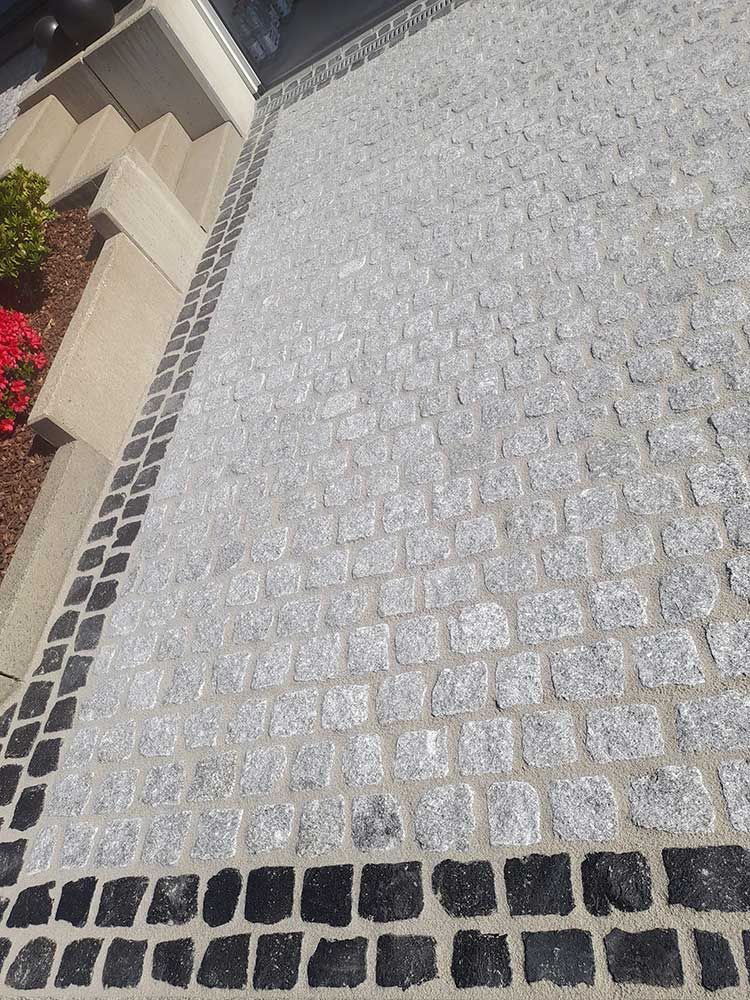 Granitpflaster und Basaltpflaster für Terrassen